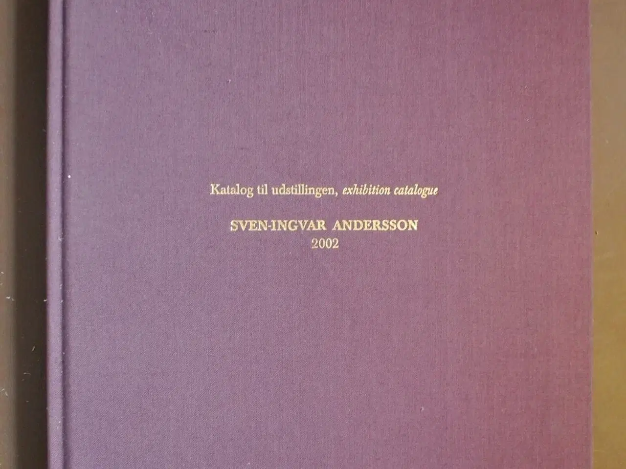 Billede 1 - katalog til udstillingen sven-ingvar andersson 20 