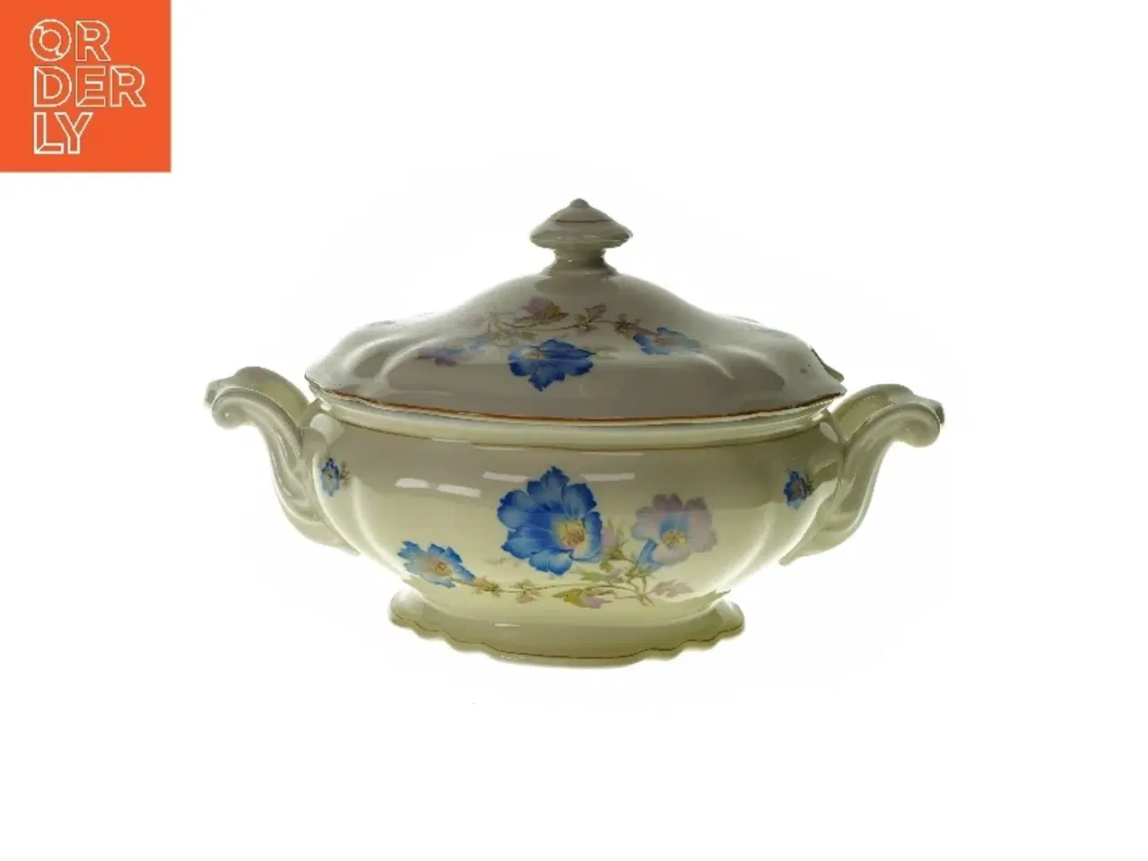 Billede 1 - Suppe terin med låg (str. HØ 15x25 cm)