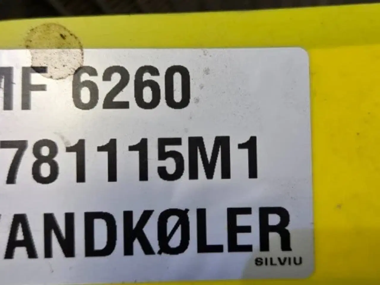 Billede 9 - Massey Ferguson 6260 Køler 3781115M1