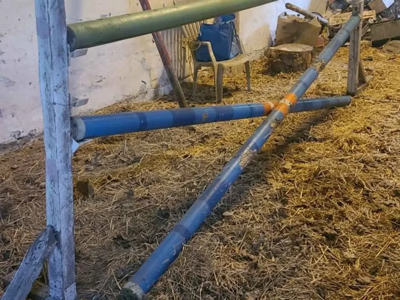 Billede 1 - Komplet brugt spring med 4-5 meter bomme
