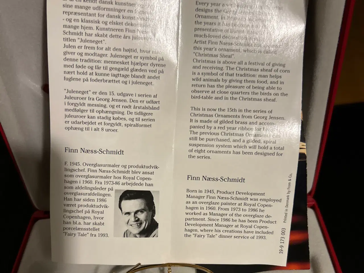 Billede 4 - George Jensen uro 1998 juleneget 1 udgave