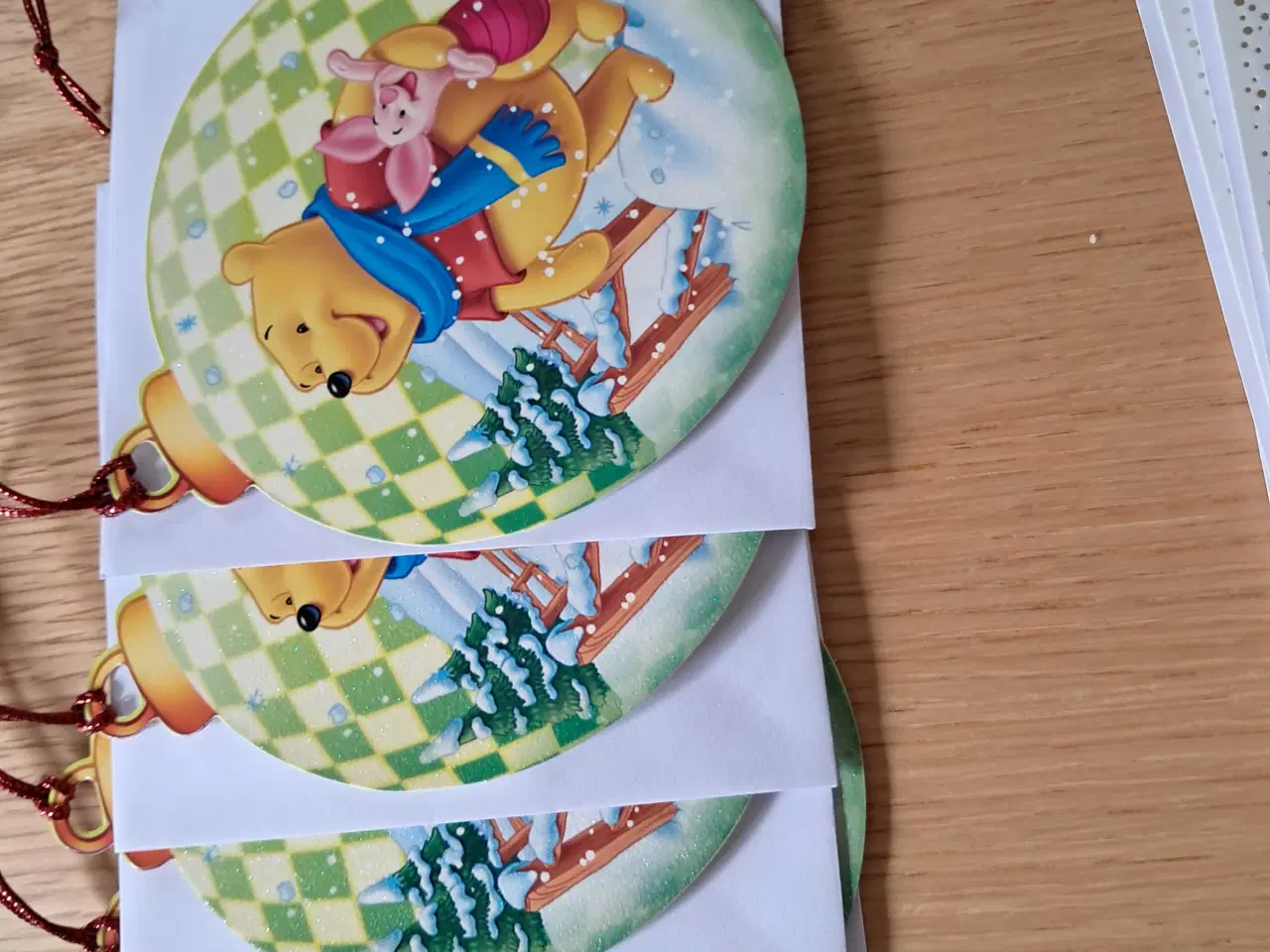 Billede 11 - Julehilsen/til og fra kort incl. Kuvert.