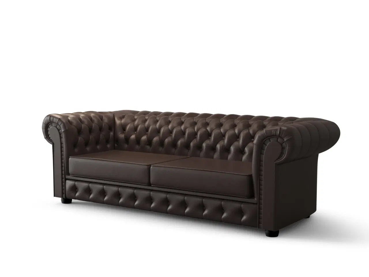 Billede 14 - MANCHESTER II ÆGTE LÆDER TO-PER. SOFA 188 CM