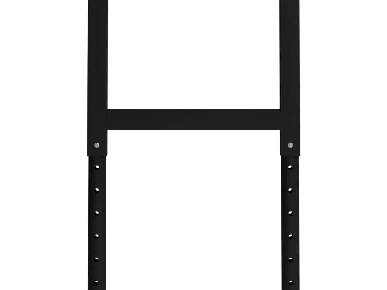 Billede 4 - Stel til arbejdsbænk 2 stk. 55x(69-95,5) cm metal sort