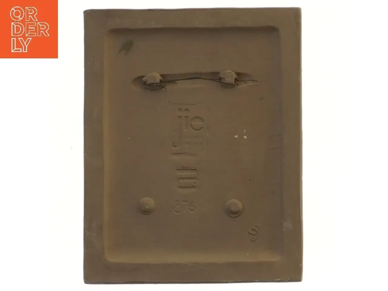 Billede 2 - Keramisk vægrelief med blomster fra Jie Gantofta (str. 22x17 cm)