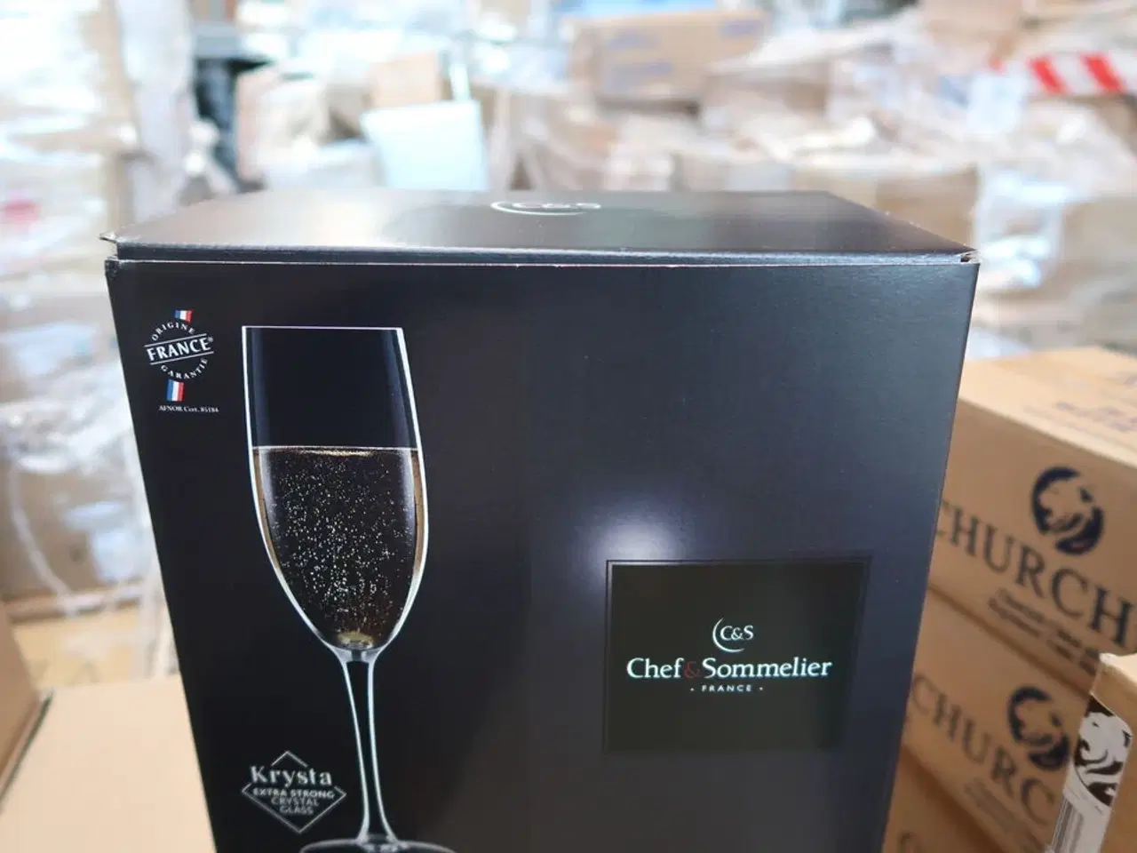 Billede 3 - 24 stk. champagneglas CHEF & SOMMELIER Flute 24 Cabernet GD Champagne