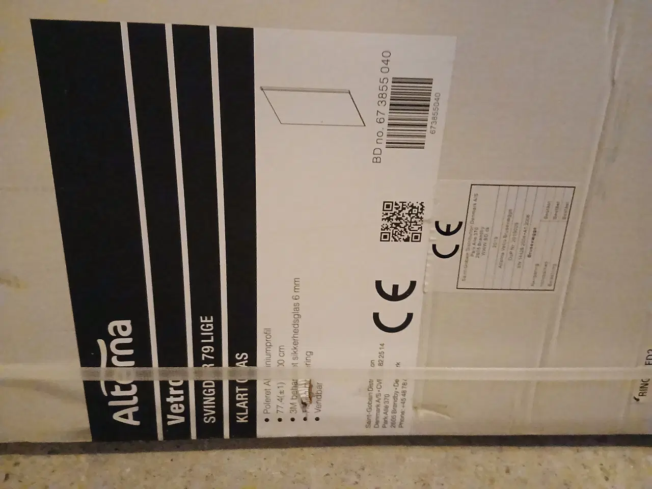 Billede 1 - helt brusedør grundet fejlkøb