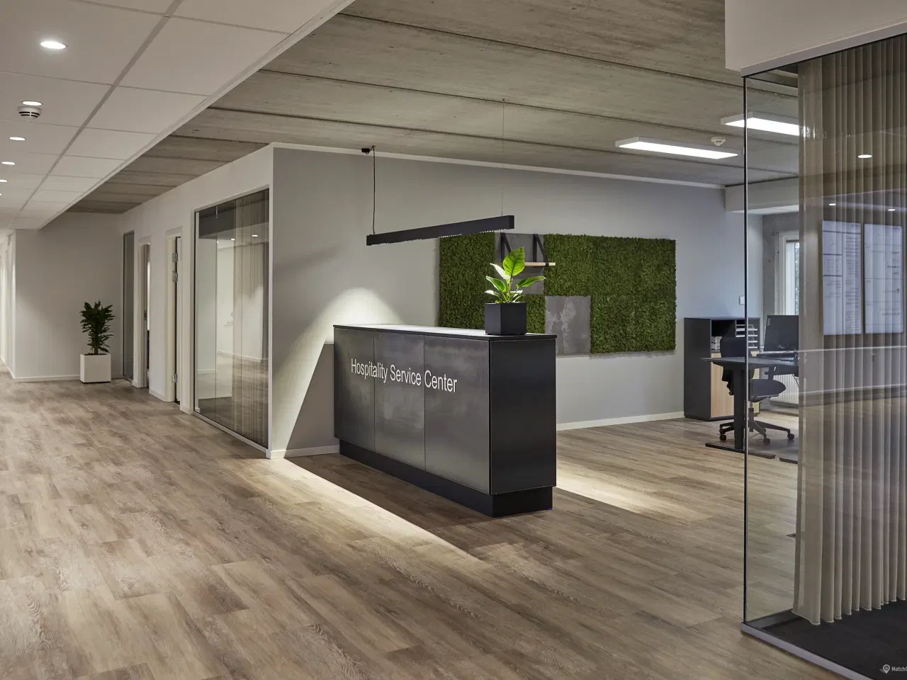 Billede 2 - Velbeliggende kontorer med fælleskantine og fitnesscenter