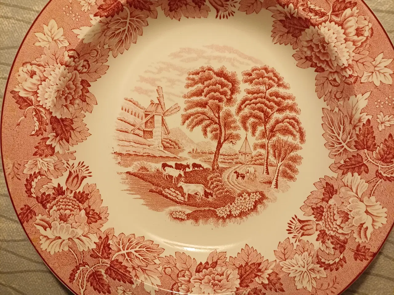 Billede 2 - Enoch Woods Ware English Scenery tallerkener. 