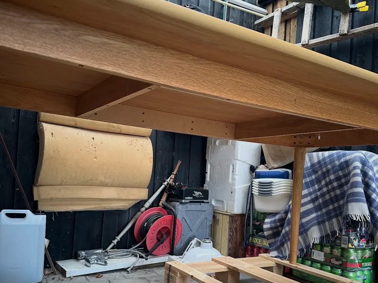 Billede 4 - Spisebord i egetræ 