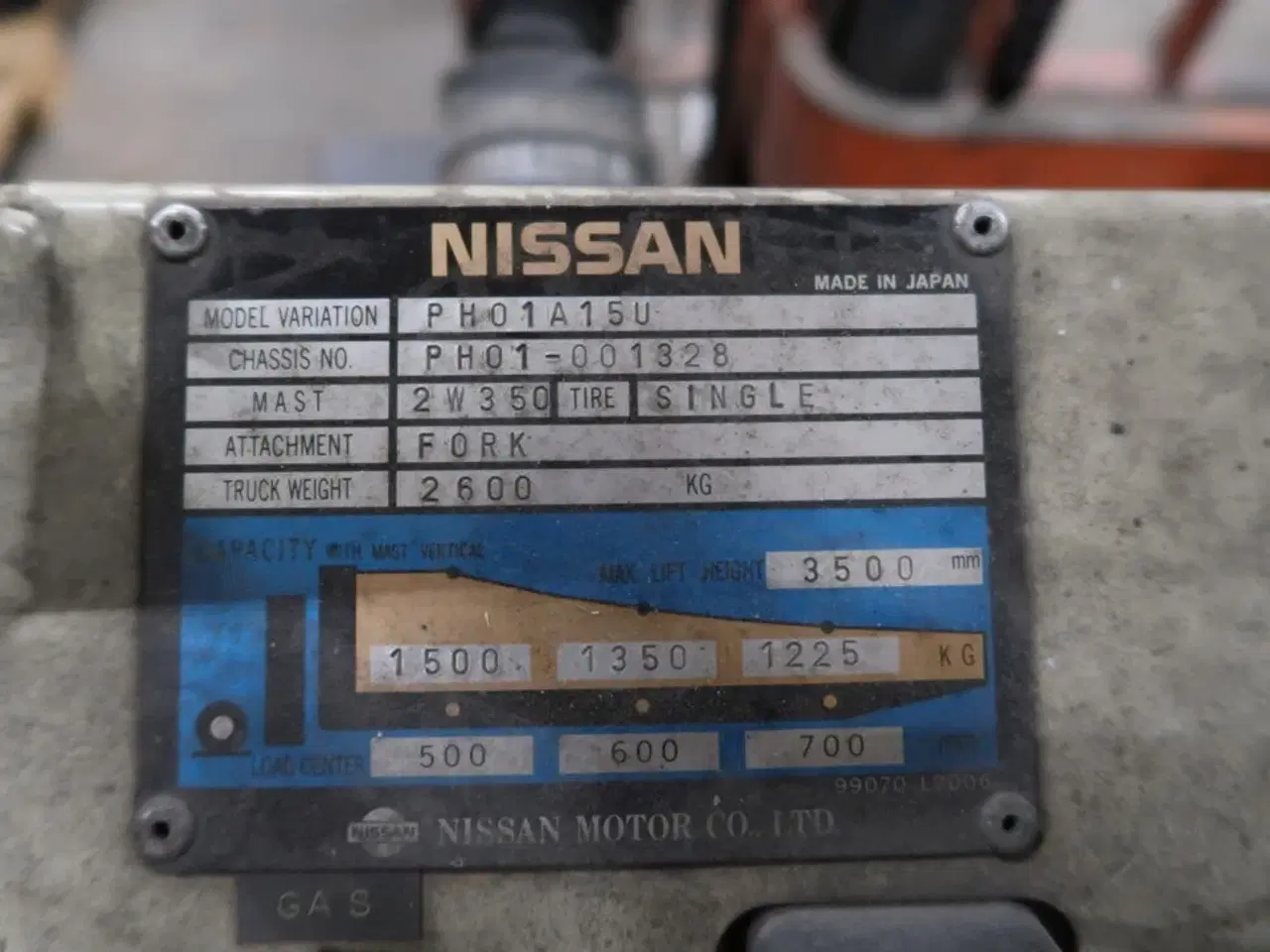 Billede 12 - Gastruck NISSAN PHO1A15U