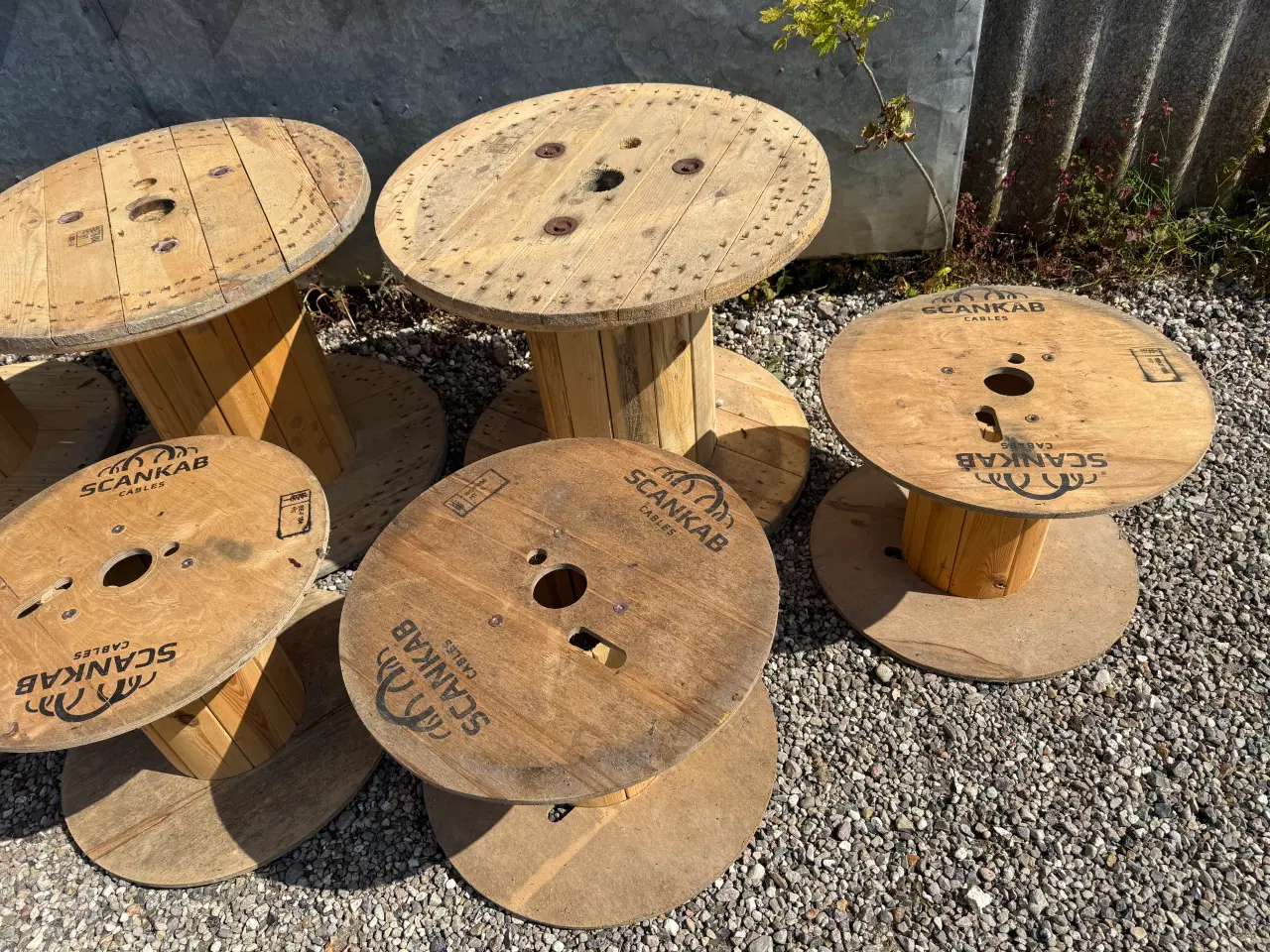 Billede 6 - Store og små kabeltromler i træ