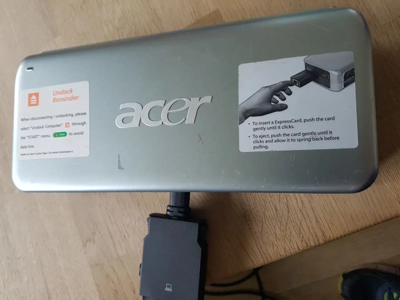 Billede 1 - Acer Dock Lite u/strømforsyning.