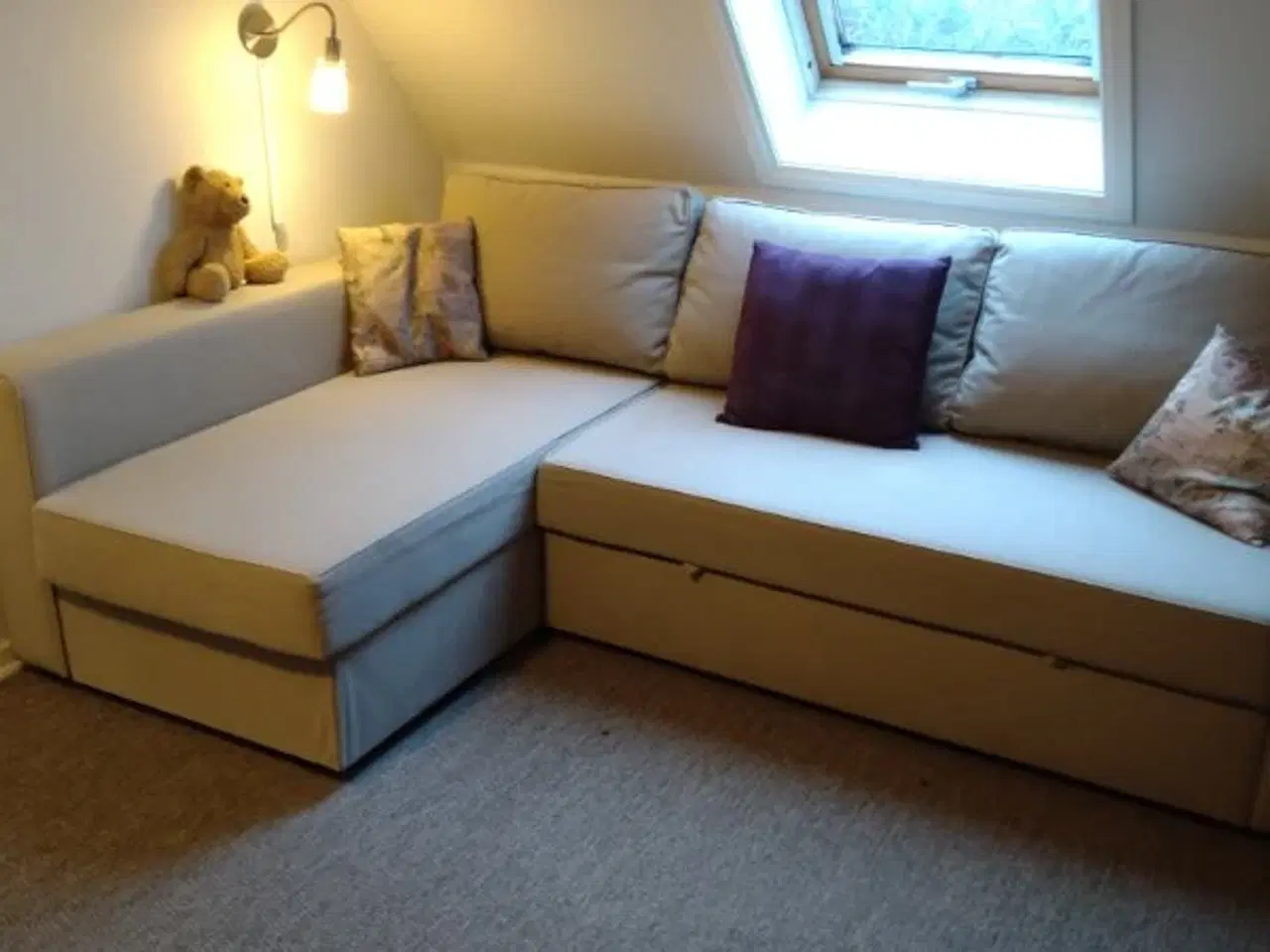 Billede 2 - Fin sovesofa beigefarvet