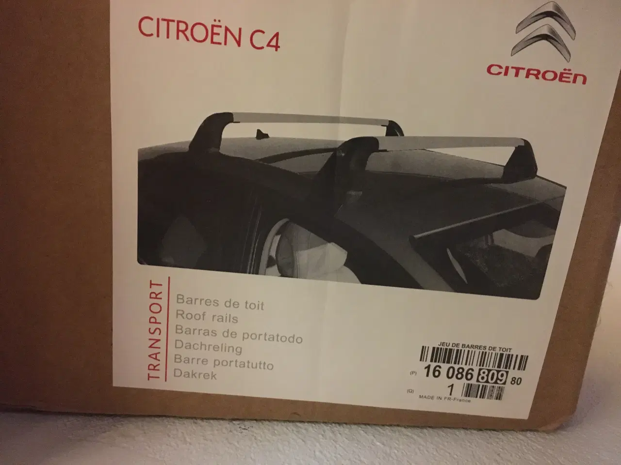 Billede 1 - Citroen C4 III nye org. tagbøjler