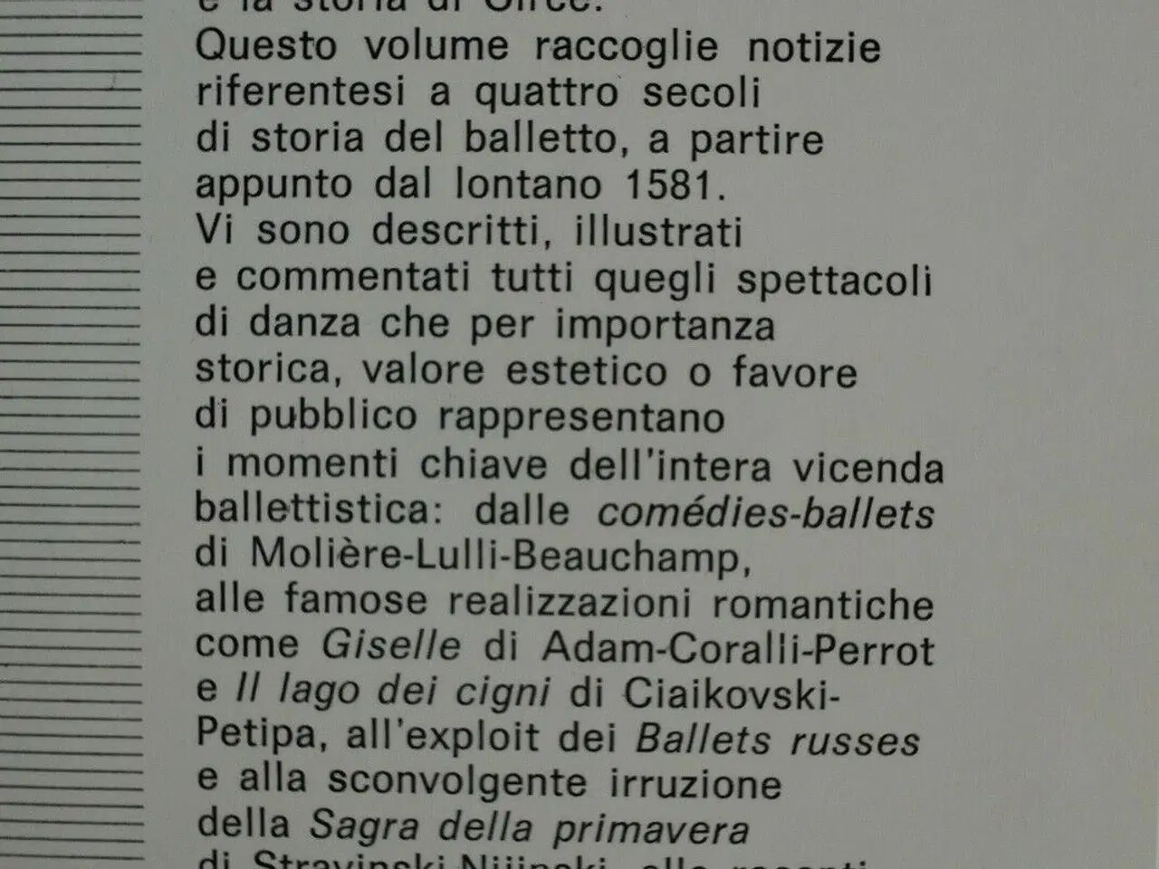 Billede 3 - il balletto - reportorio del teatro di danza dal ,