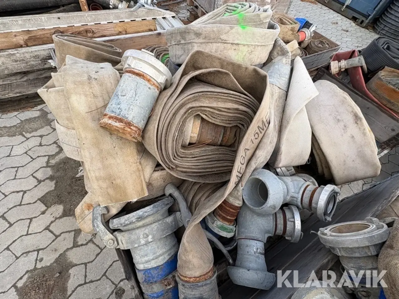 Billede 7 - Assorterede slanger og koblinger - 6,5 paller