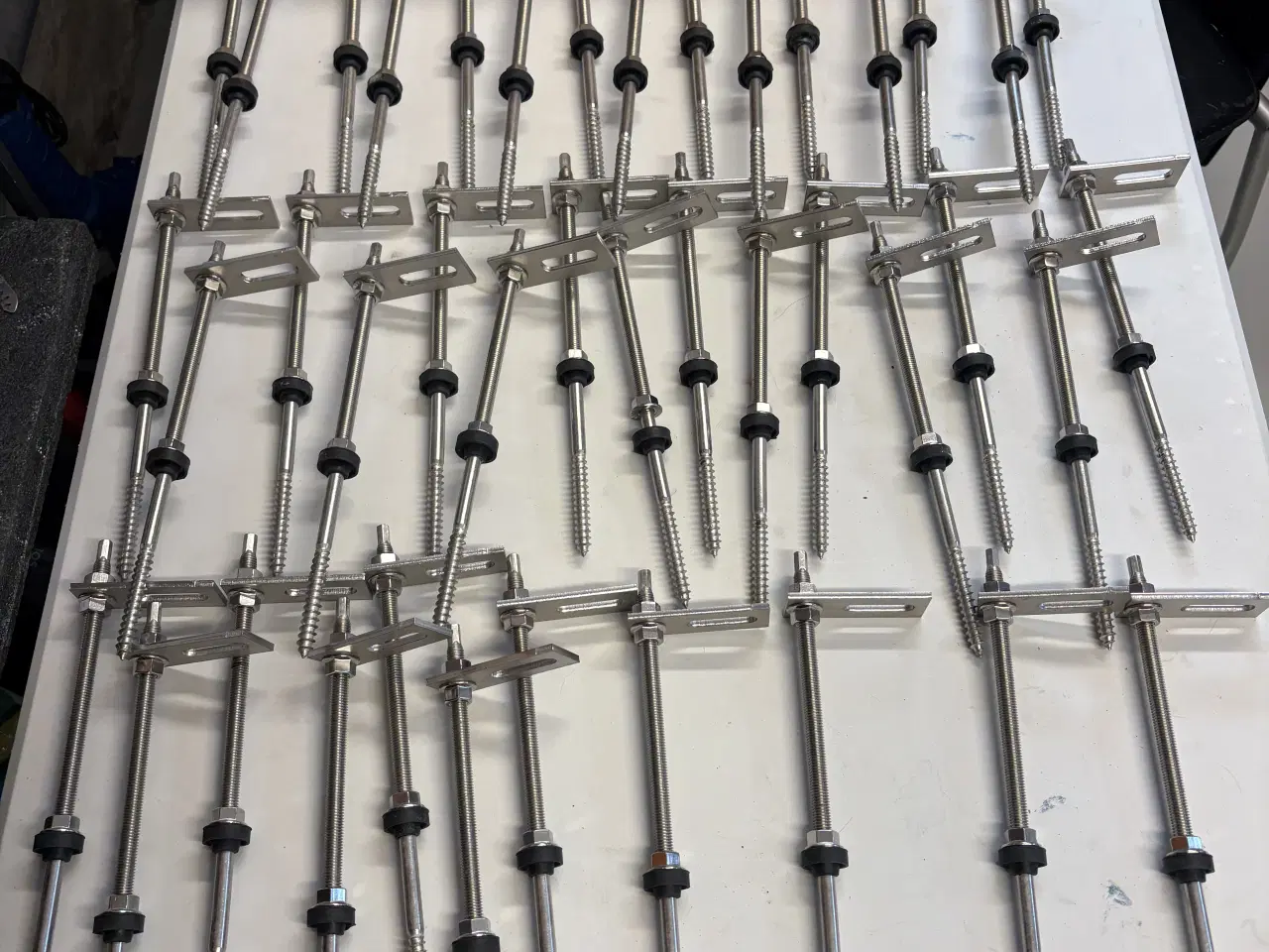 Billede 1 - 300 mm stokskruer til solcelle skinner