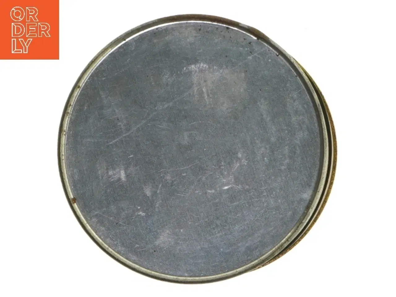 Billede 6 - Dekorativ dåse med kejsermotiv (str. Ø 10,5 cm længde 12 cm)