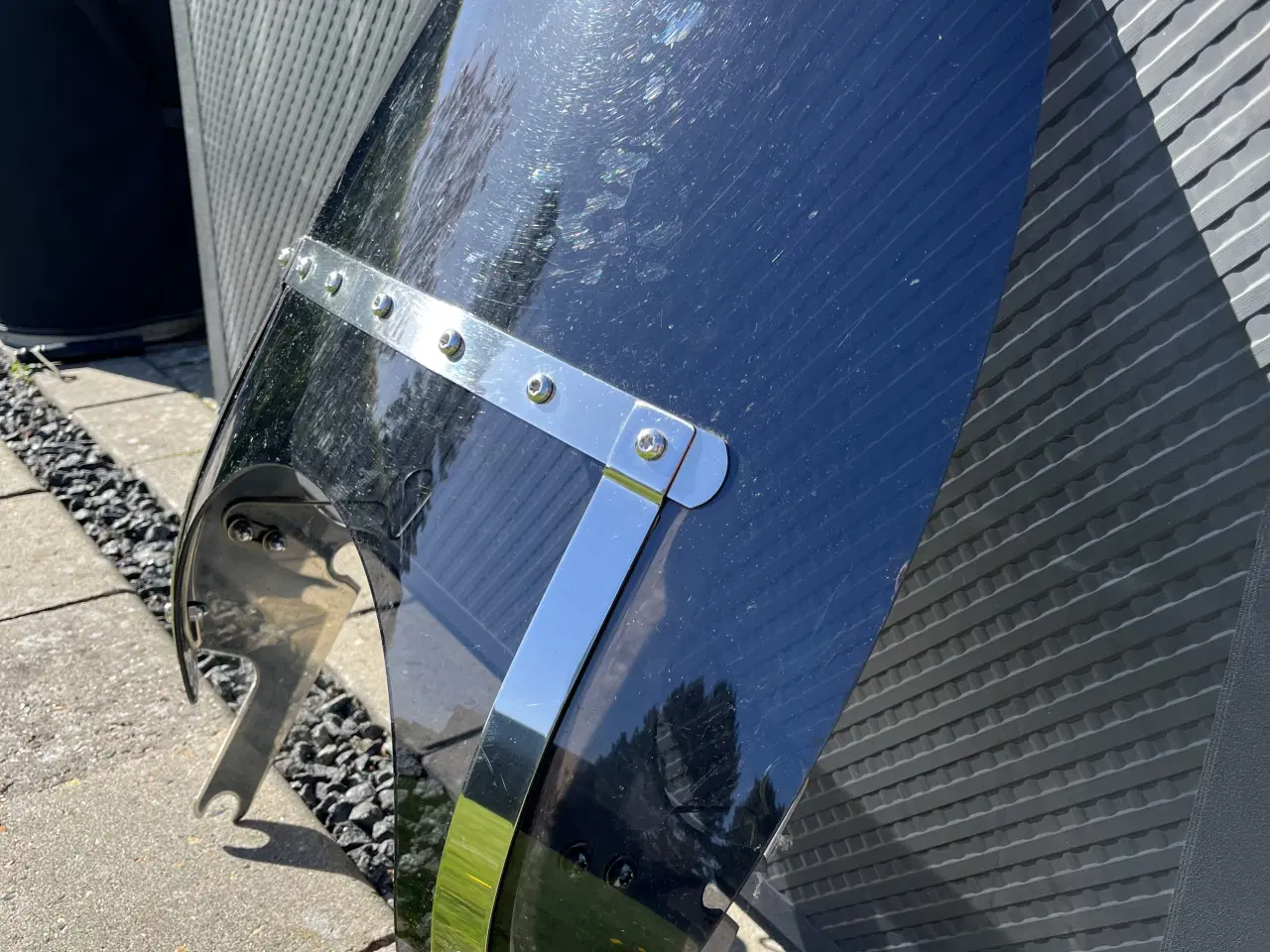 Billede 1 - Mørk tonet vindskærm til H-D touring