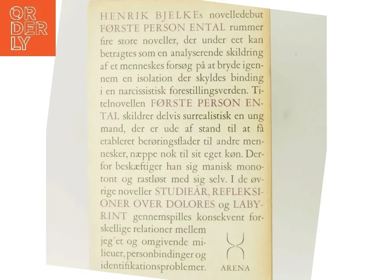 Billede 3 - Første Person Ental af Henrik Bjelke (Bog)