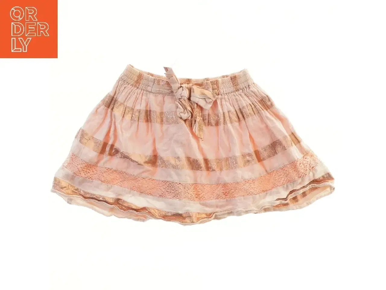 Billede 1 - Piget nederdel med bånd (str. 128)