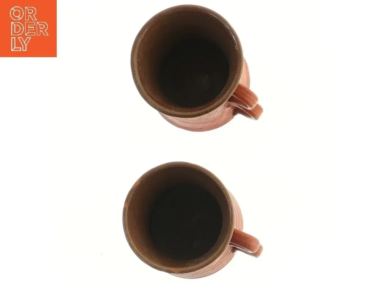 Billede 2 - Keramiske krus med dobbelt hank (str. Ø 9x11 cm)