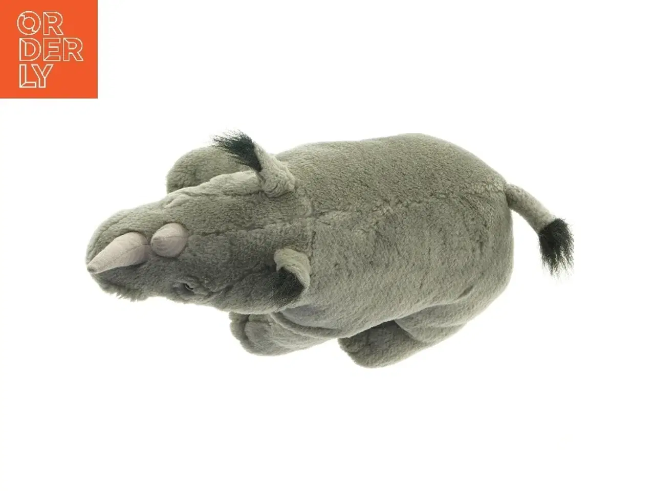 Billede 6 - Tøjdyr, næsehorn (str. 35 x 21 cm)