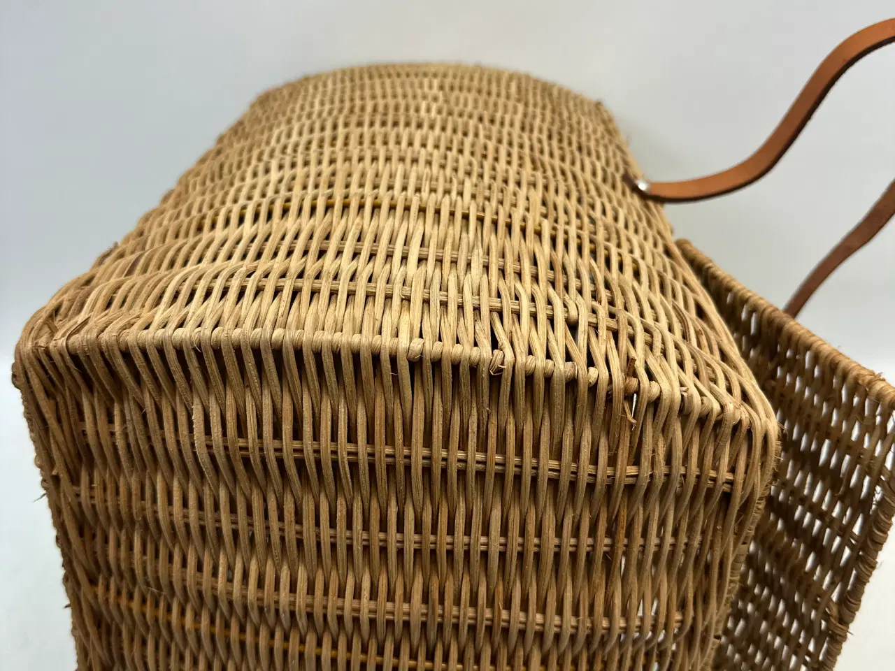 Billede 8 - Retro picknick kurv i flet