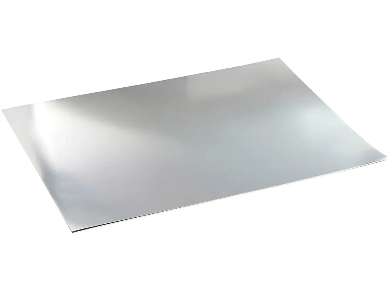 Billede 1 - Metalkarton, A2, ark 420x594 mm, 280 g, sølv, 10ark/ 1 pk.