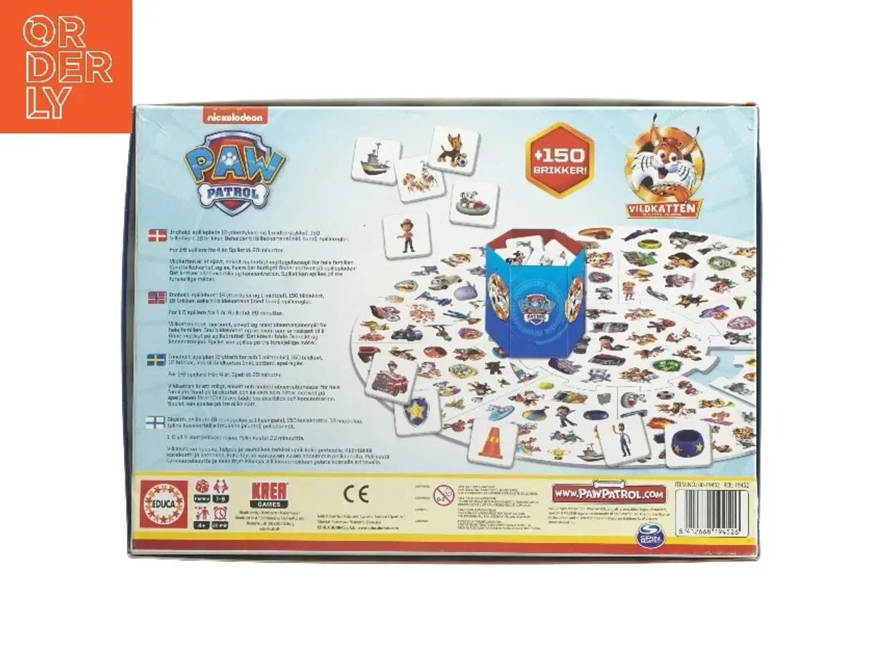 Billede 3 - Brætspil Vildkatten Paw Patrol fra Nickelodeon, Måske Educa (str. 150 brikker cm)