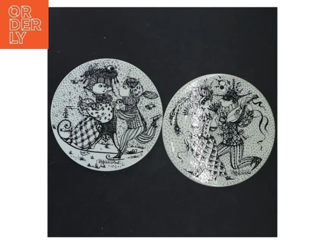 Billede 1 - Bjorn Wiinblad måneds platter fra Bjorn Wiinblad (str. Ø 15 cm)