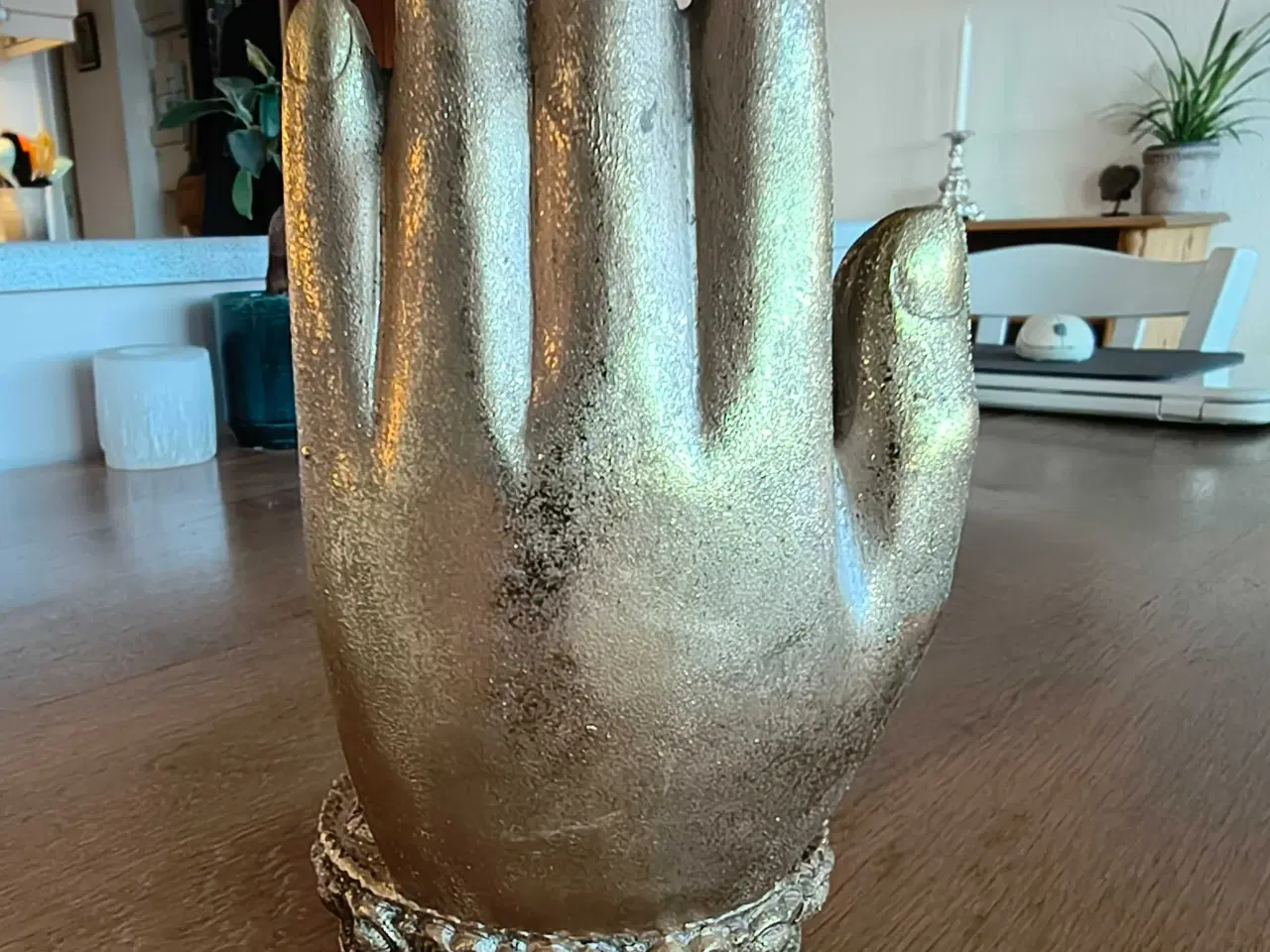 Billede 2 - Buddha figur i guldfarve 