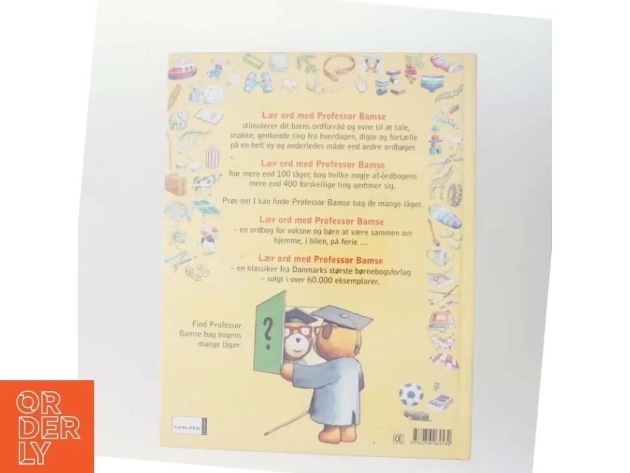 Billede 3 - Lær ord med professor Bamse : en ordbog med mere end 100 låger og over 400 forskellige ord af Jan Mogensen (f. 1945) (Bog)