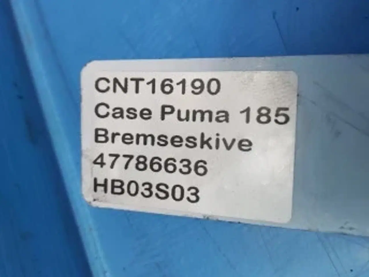 Billede 11 - Case Puma 185 Bremseskive 47786636 