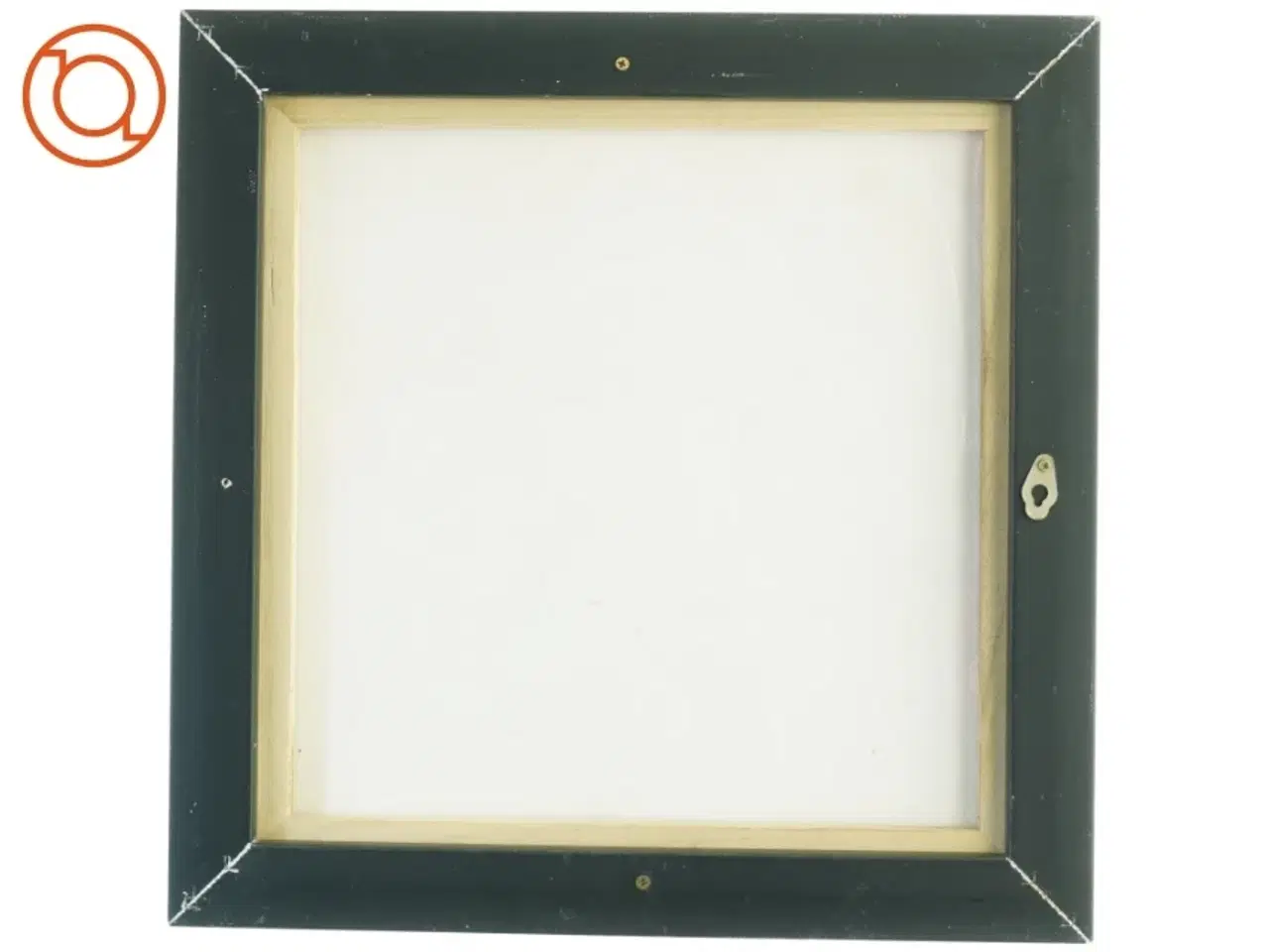 Billede 2 - Abstrakt maleri i røde og sorte nuancer (str. 44 x 44 cm)