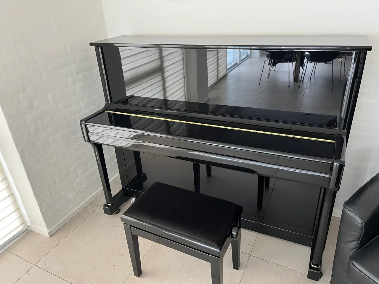 Billede 2 - Brodmann klaver sort højglans - meget velholdt