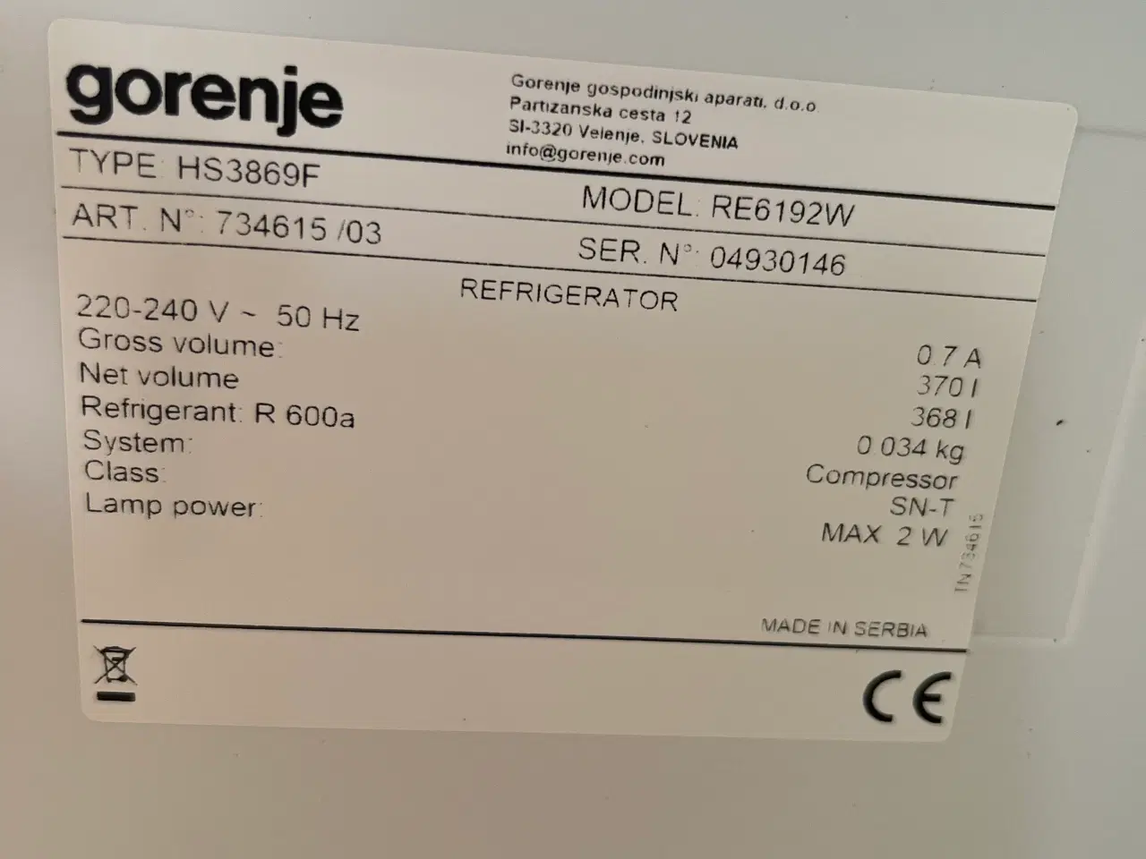 Billede 3 - Køleskab sælges, ok stand!