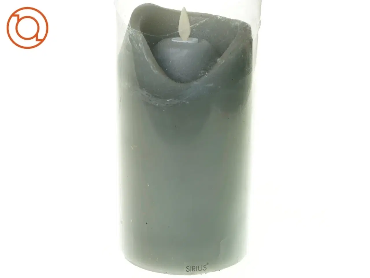 Billede 1 - Batteri LED Blok stearin lys fra Sirius (str. 20 x 10 cm)