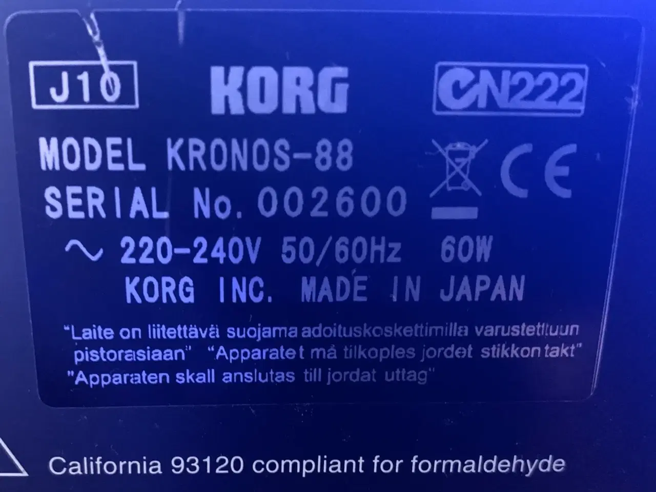 Billede 6 - Korg Kronos 88 keys Workstation/Synth