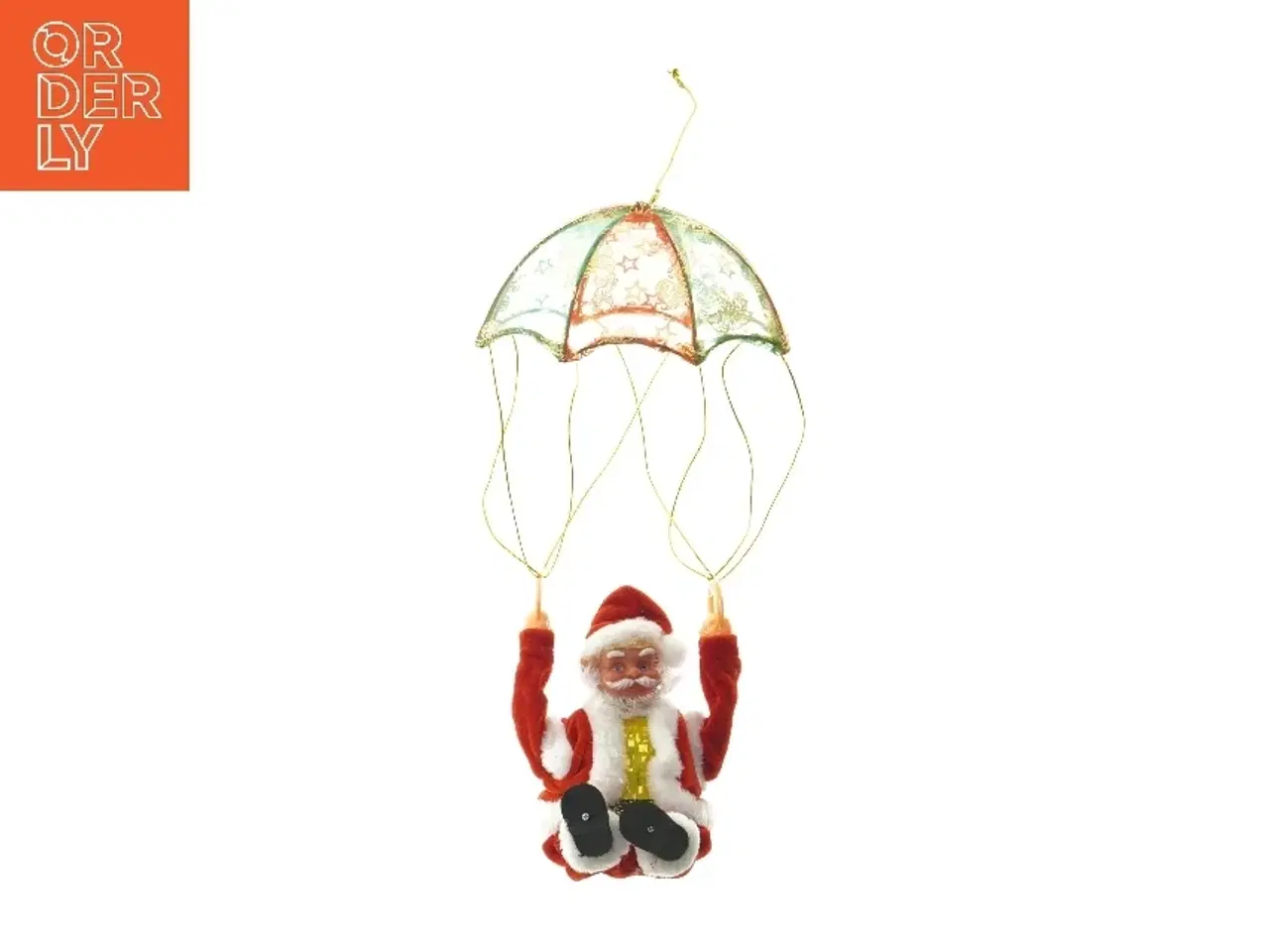 Billede 2 - Julemand med faldskærm dekoration (str. 41 cm)