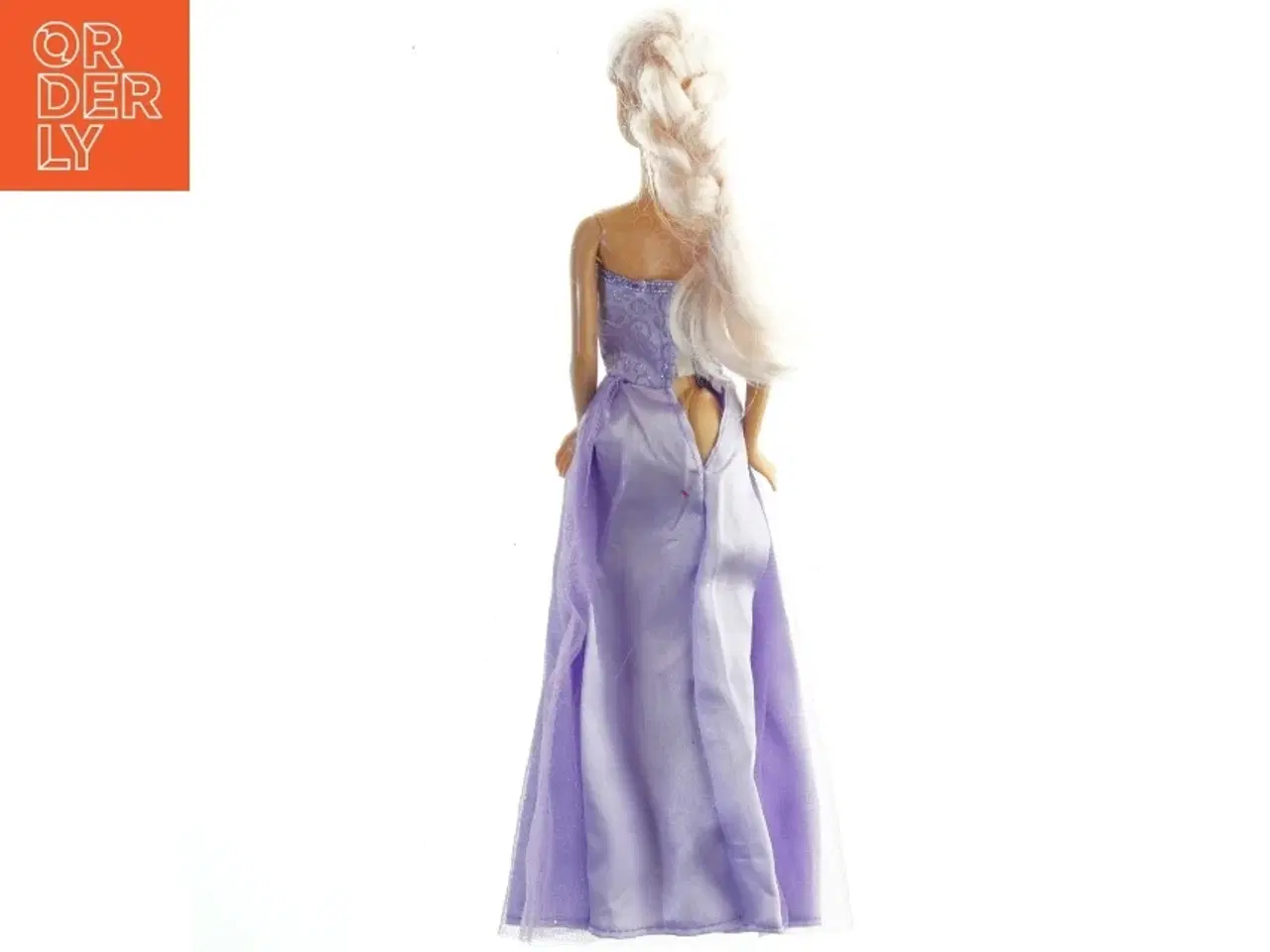 Billede 2 - Dukke med lilla kjole fra Barbie (str. 31 cm)