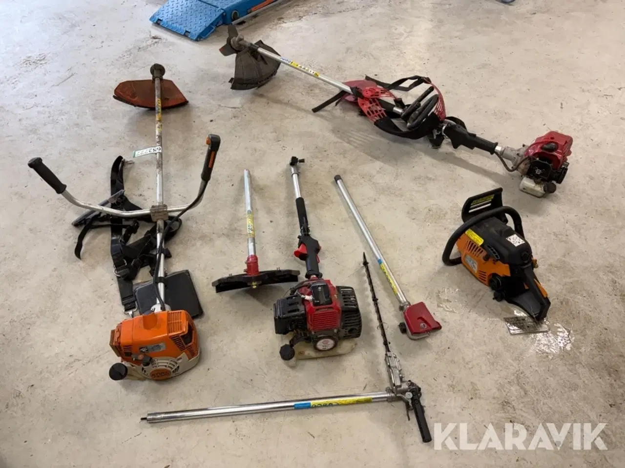 Billede 4 - Motorsav og buskryddere Stihl, scheppach, nakachi, FS200 med flere 3 styk.