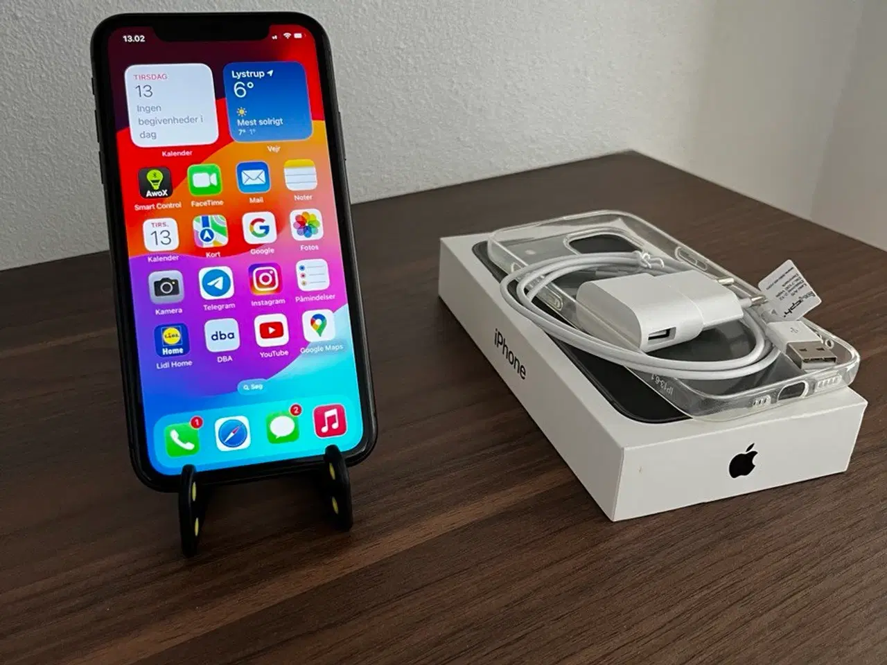 Billede 1 - iphone 11 , som ny med nyt batteri