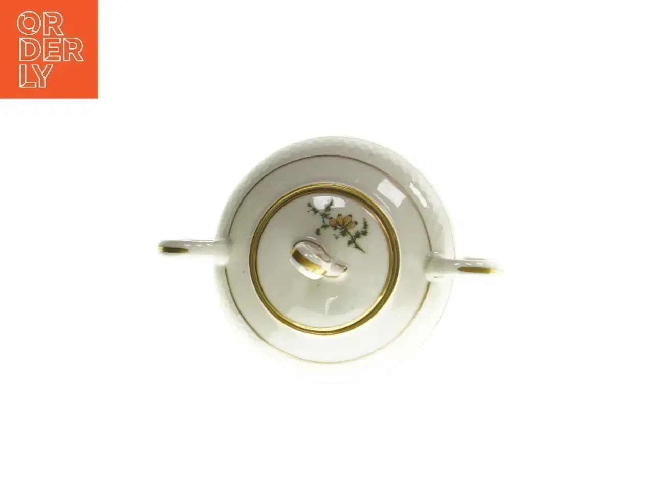 Billede 3 - Skål med låg fra W.J.S (str. HØ 11x11 cm)