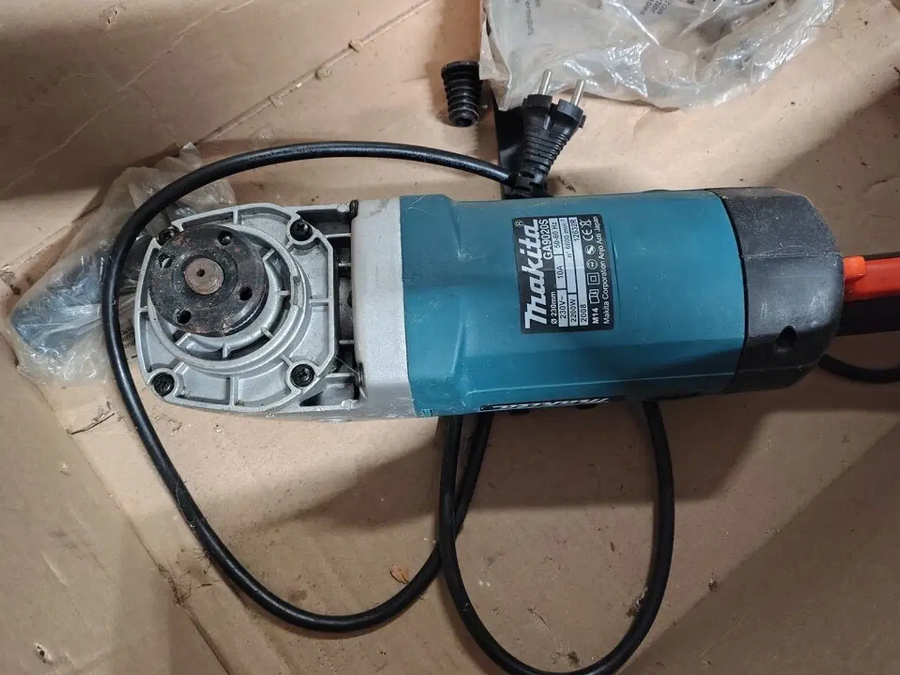 Billede 3 - Vinkelsliber, demo, uden emballage. MAKITA. GA90205.