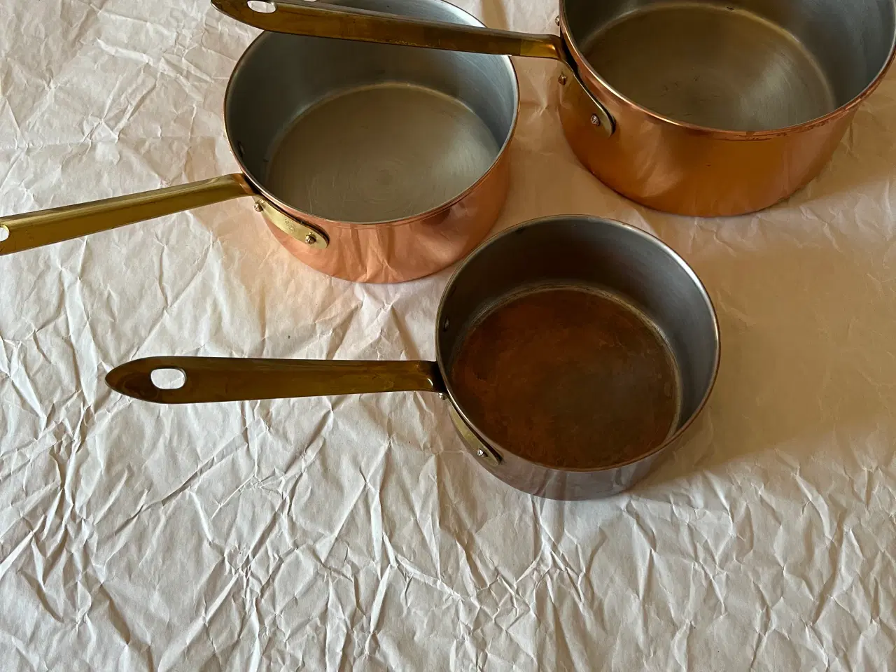 Billede 1 - Kobber sauce gryder 3