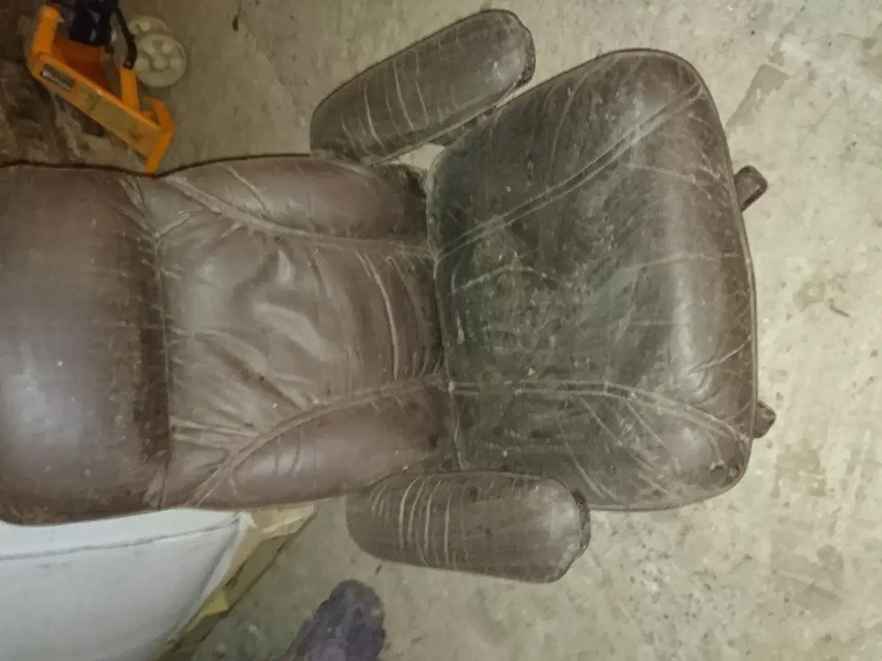 Billede 1 - 2 stk læderstole