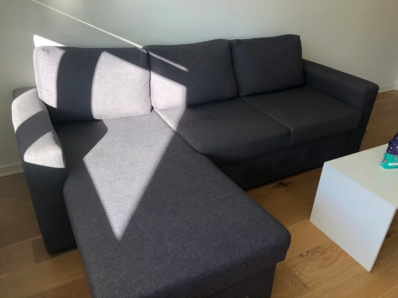 Billede 1 - Sovesofa i grå stof 