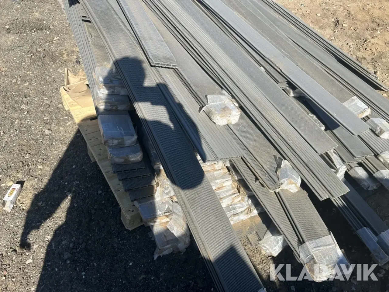 Billede 6 - Terrassebrædder komposit grå cirka 160 styk 2 sortering